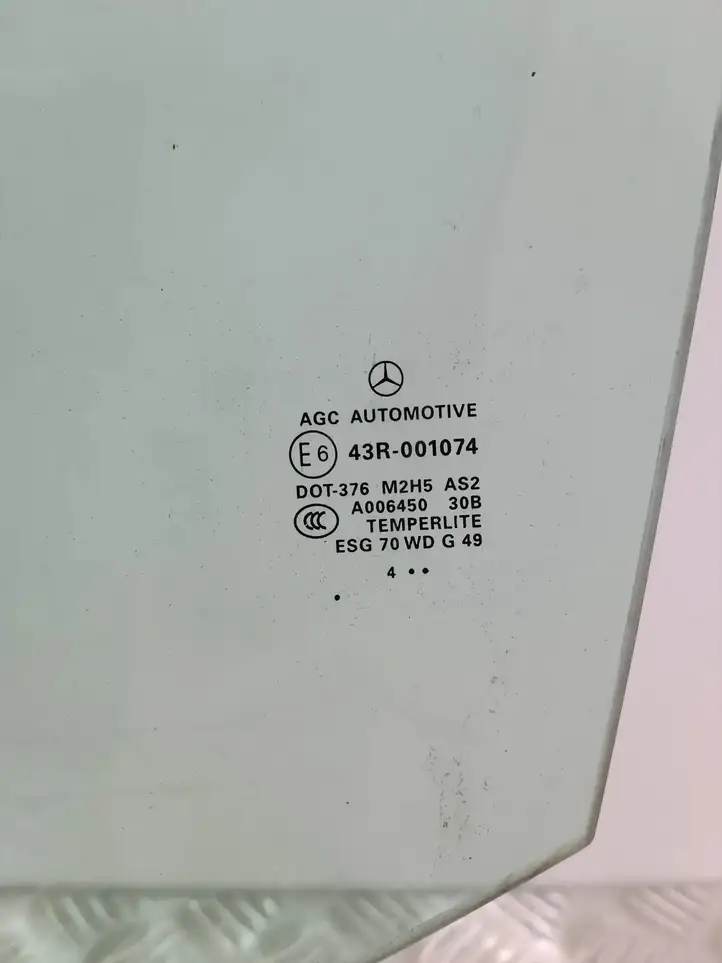 Mercedes-Benz ML W166 (2012 - 2017) 43R001074 Стекло передней двери — фото 2