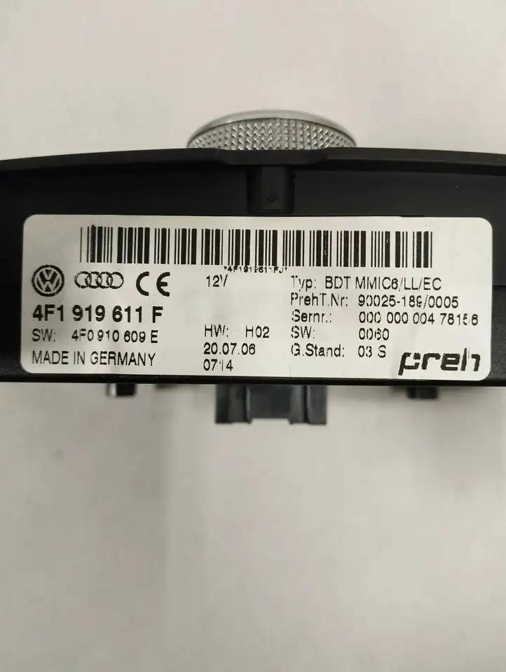 Audi A6 S6 C6 4F (2004 - 2008) 4F1919611F Контроллер мультимедийной системы — фото 3