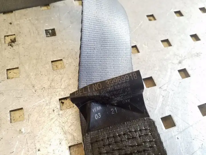 Volvo S80 (1998 - 2004) 39969918 Центральный ремень безопасности — фото 3