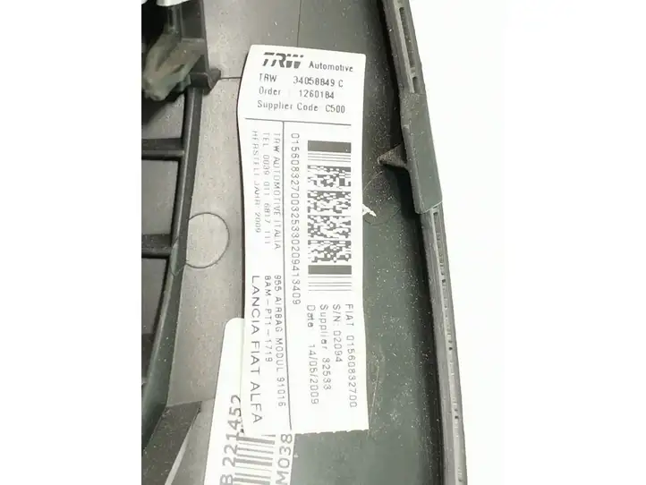 Alfa Romeo Mito (2008 - 2016) 01560832700 Подушка безопасности пассажира — фото 5