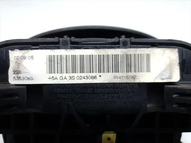 Citroen C4 (2004 - 2008) 96471578ZD Подушка безопасности руля — фото 4
