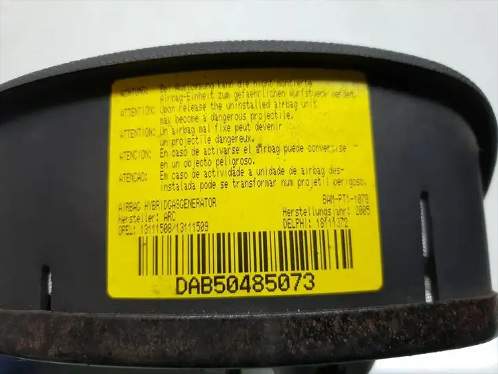 Opel Corsa C (2003 - 2006) 13111508 Подушка безопасности руля — фото 4