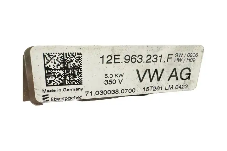 Volkswagen Up (2011 - ) 12E963231F Электроподогрев двигателя — фото 6