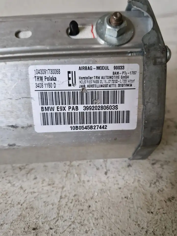 BMW 3 E90 E91 (2005 - 2012) 39920280603S Подушка безопасности пассажира — фото 2