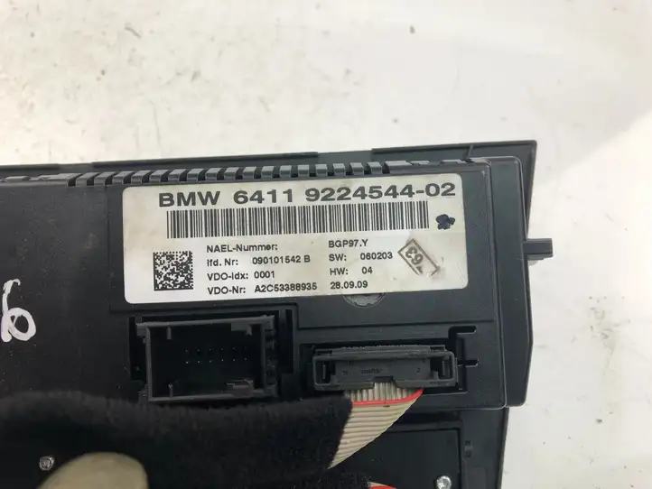 BMW 1 E81 E87 (2004 - 2011) 9224544 Управление климат контролем — фото 3