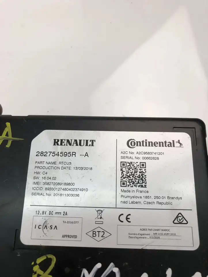 Renault Clio IV (2012 - 2019) 282754595R Прочие блоки управления — фото 4