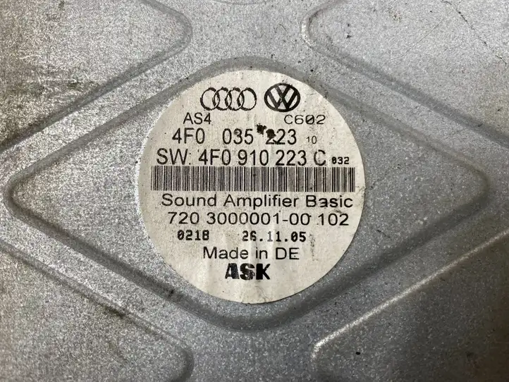 Audi A6 S6 C6 4F (2004 - 2008) 4F0910223C Усилитель звука — фото 4