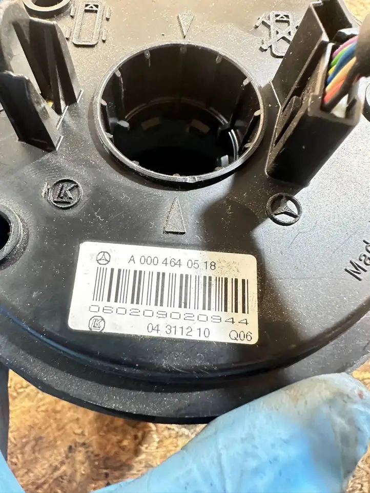 Mercedes-Benz E W211 (2002 - 2009) A0004640518 Контактное кольцо SRS — фото 7