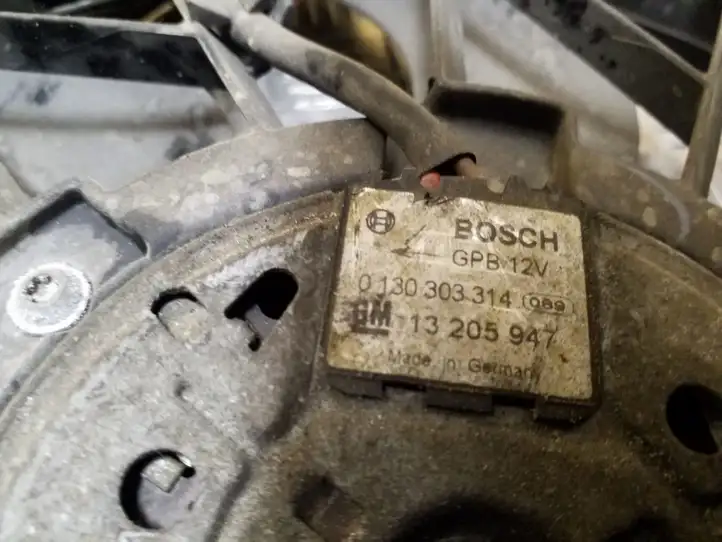 Opel Zafira B (2008 - 2014) 0130303986 Электровентилятор радиатора — фото 3