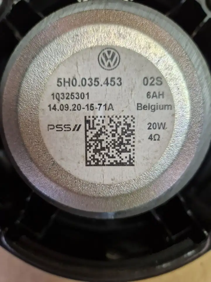 Volkswagen Golf VIII (2019 - ) 5H0035453 Динамики задних дверей — фото 3