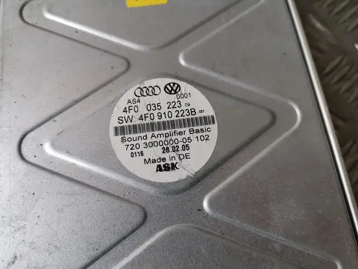 Audi A6 S6 C6 4F (2008 - 2011) 4F0035223 Усилитель звука — фото 3