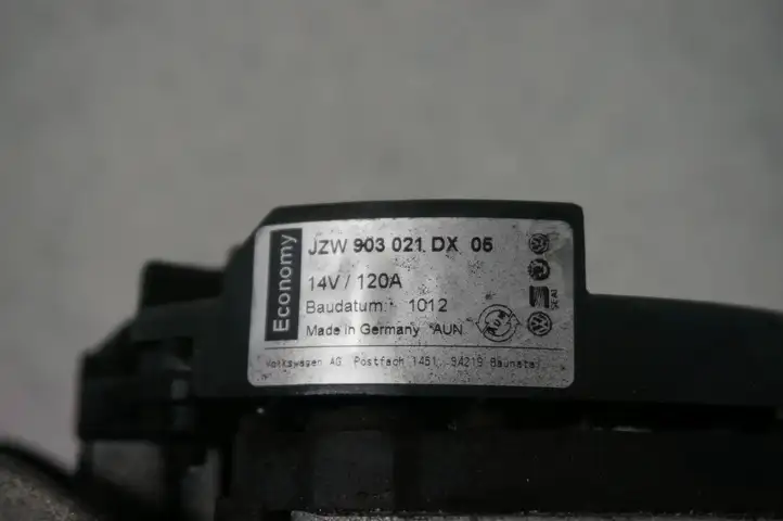 Volkswagen PASSAT B5.5 (2001 - 2005) JZW903021DX Запчасти генератора — фото 3