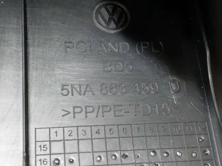 Volkswagen Tiguan (2016 - 2020) 5NA863459D Отделка порога багажника — фото 4