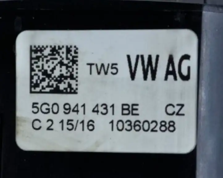 Volkswagen Golf VII (2013 - 2019) 5G0941431BE Включатель фонарей — фото 5