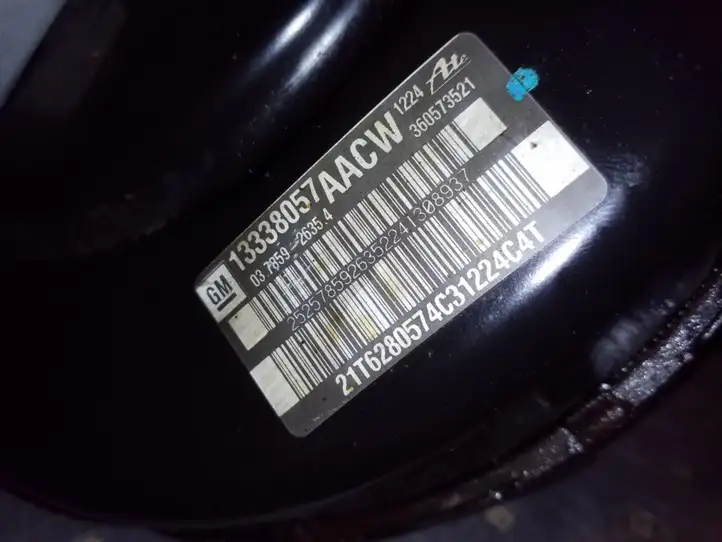 Opel Astra J (2009 - 2012) 13338057AACW Вакуумный усилитель тормозов — фото 4