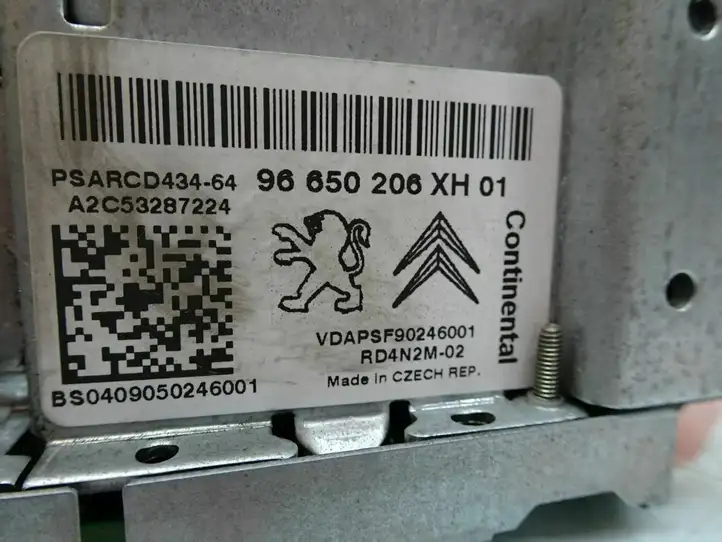 Peugeot 308 (2007 - 2013) 96650206XH Магнитола / мультимедийная система — фото 6
