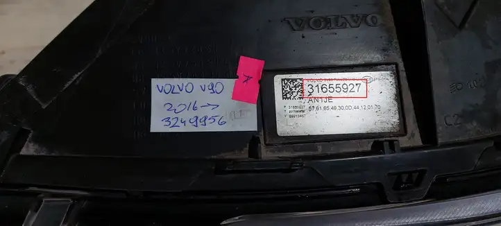 Volvo S90, V90 (2016 - 2020) 31655927 Передняя фара — фото 12