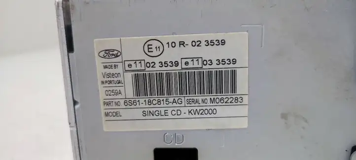 Ford Focus (2005 - 2008) 6S6118C815AG Магнитола / мультимедийная система — фото 2