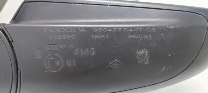Peugeot 307 CC (2001 - 2005) 96347734XT Боковое зеркало с электроприводом — фото 2