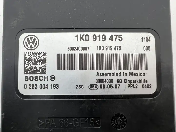 Volkswagen Touran I (2003 - 2010) 1K0919475 Блок управления парктрониками — фото 2