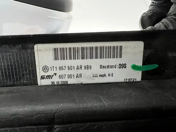 Volkswagen Touran I (2003 - 2010) 1T1857501AR Боковое зеркало с электроприводом — фото 4
