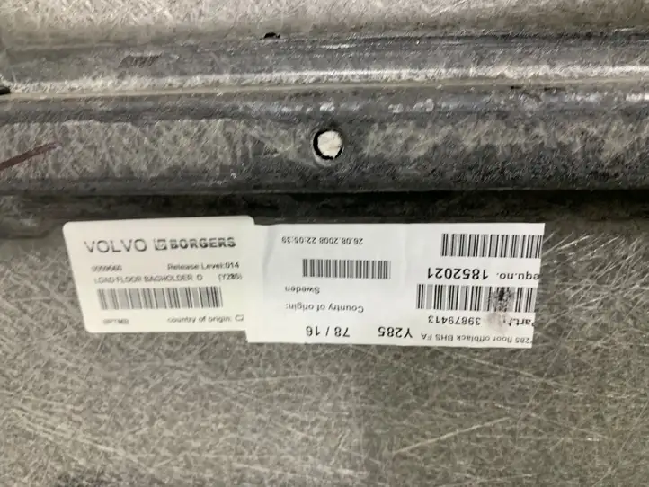 Volvo V70 (2007 - 2013) 1852021 Коврик багажника — фото 5
