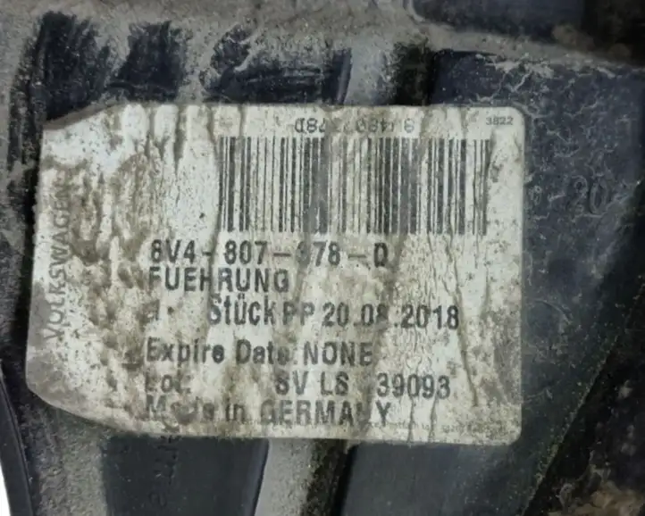 Audi A3/S3 8V (2016 - 2020) 8V4807378D Кронштейн заднего бампера — фото 4