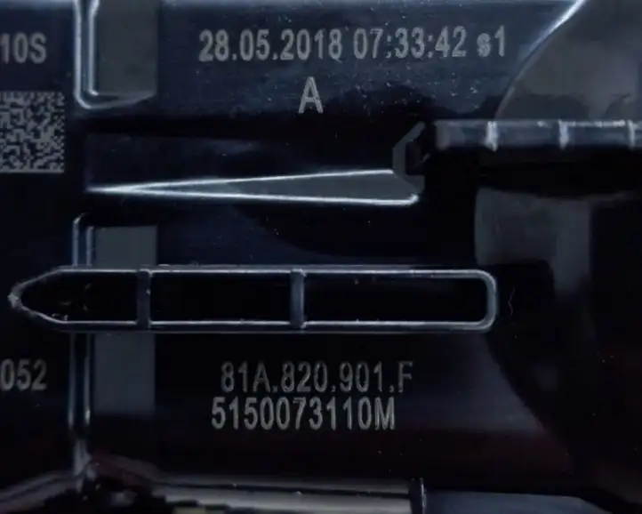 Audi A3/S3 8V (2016 - 2020) 81A820901F Воздушная решетка панели — фото 8