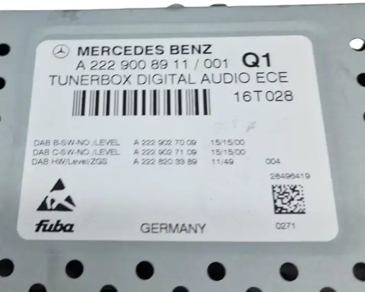 Mercedes-Benz C W205 (2014 - 2021) A2229008911 Магнитола / мультимедийная система — фото 6