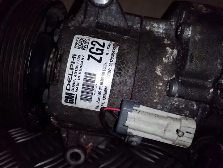 Opel Astra J (2009 - 2012) 13250604 Компрессор (насос) кондиционера воздуха — фото 5