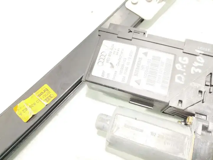 Audi A4 S4 B6 8E 8H (2000 - 2006) 8E0959802A Стеклоподъемник передней двери (комплект) — фото 5