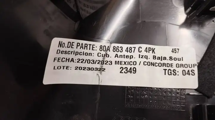 Audi Q5 SQ5 (2017 - ) 80a863487 Прочие детали салона — фото 2