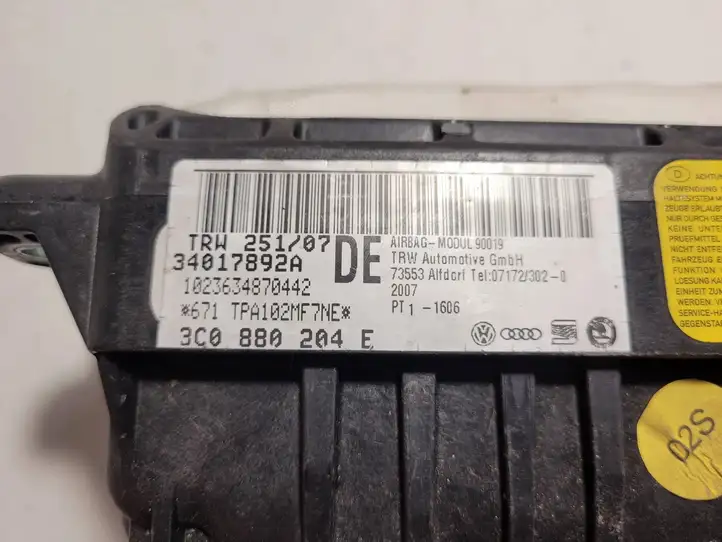 Volkswagen PASSAT B6 (2005 - 2010) 3C0880204E Подушка безопасности пассажира — фото 3
