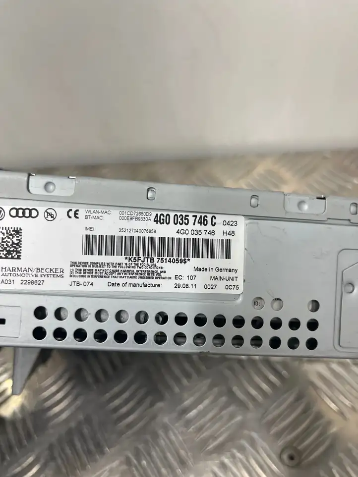Audi A6 C7 (2011 - 2014) 4G0035746C Магнитола / мультимедийная система — фото 8