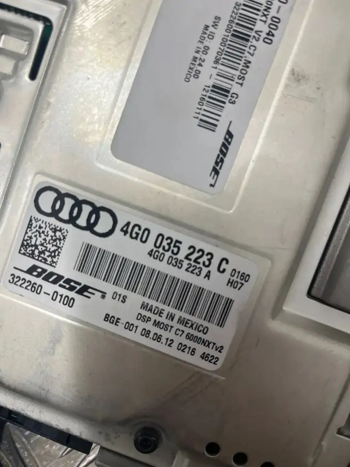 Audi A6 C7 (2011 - 2014) 4G0035223C Усилитель звука — фото 5