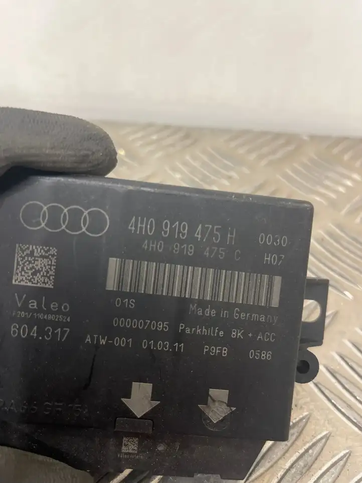 Audi A8 S8 D4 4H (2010 - 2014) 4H0919475H Блок управления парктрониками — фото 4