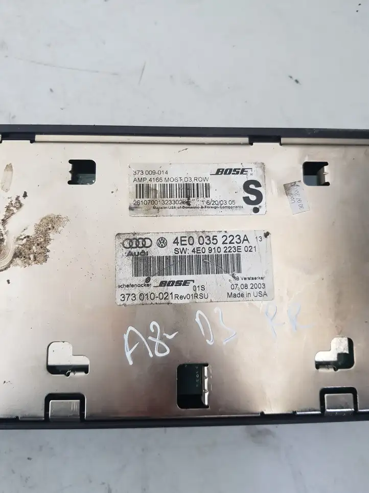 Audi A6 S6 C6 4F (2004 - 2008) 4E0035223A Усилитель звука — фото 3