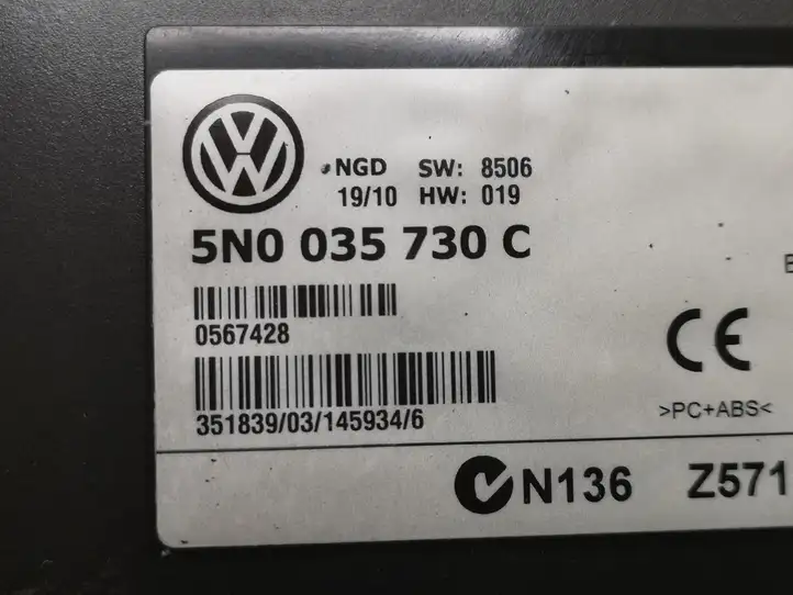 Volkswagen PASSAT B6 (2005 - 2010) 5N0035730C Bluetooth модуль — фото 2