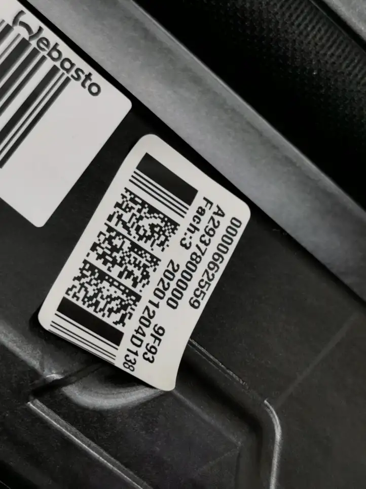 Mercedes-Benz EQC (2018 - ) A2937800000 Комплект люка крыши — фото 2