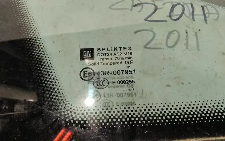 Opel Zafira B (2003 - 2006) 43R007951 Треугольное стекло кузова — фото 2