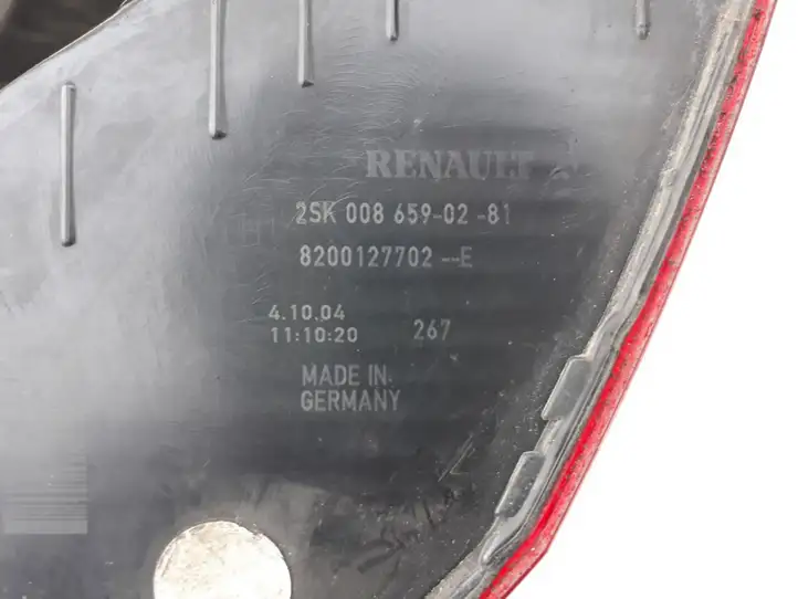 Renault Scenic II - Grand scenic II (2003 - 2006) 2SK0086590281 Задний фонарь в кузове — фото 3