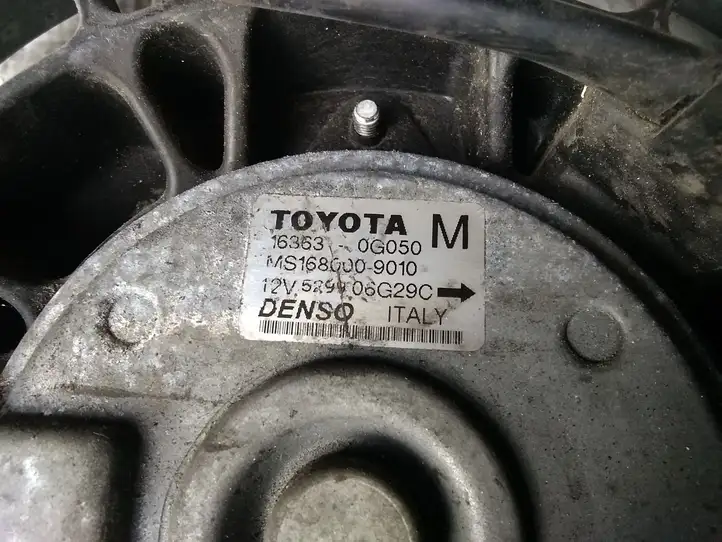 Toyota Avensis T250 (2006 - 2009) 163630G050 Электровентилятор радиатора — фото 3