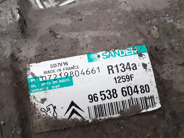 Fiat Scudo (1996 - 2007) 9653860480 Компрессор (насос) кондиционера воздуха — фото 8
