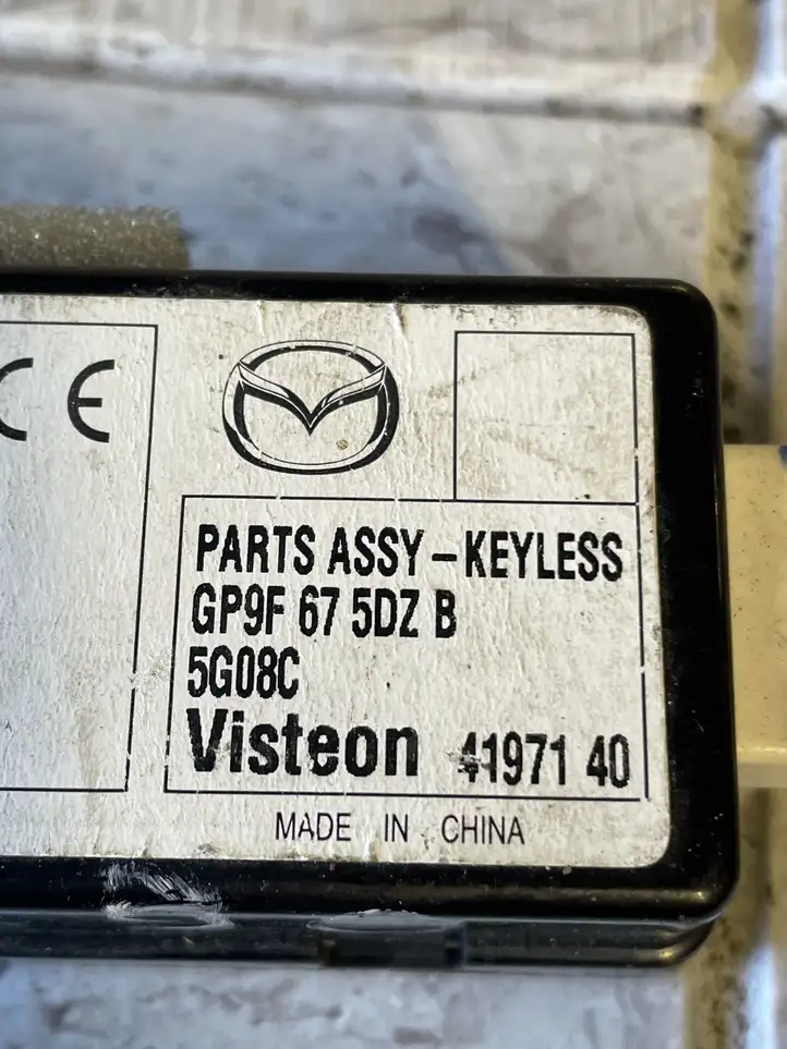 Mazda 6 (2005 - 2007) GP9F675DZB Блок бесключевого доступа — фото 4