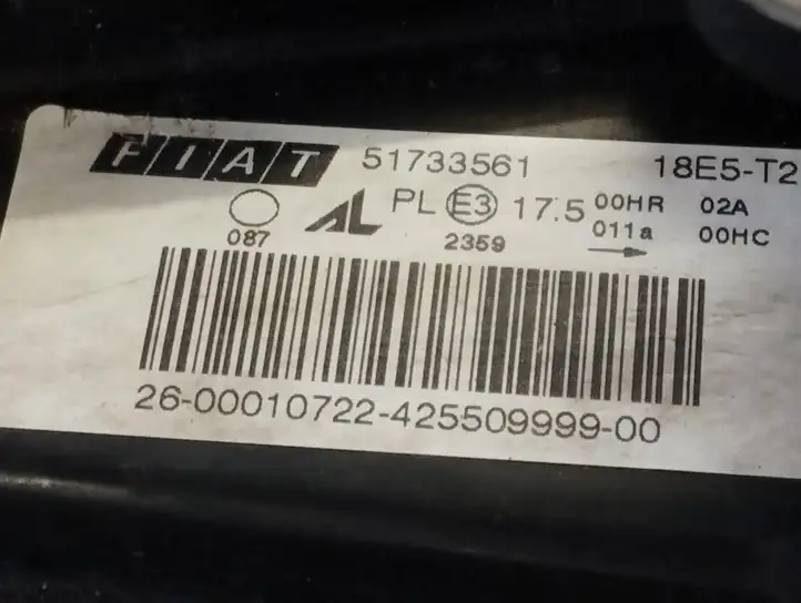 Fiat Croma (2005 - 2011) 42550711S Передняя фара — фото 4