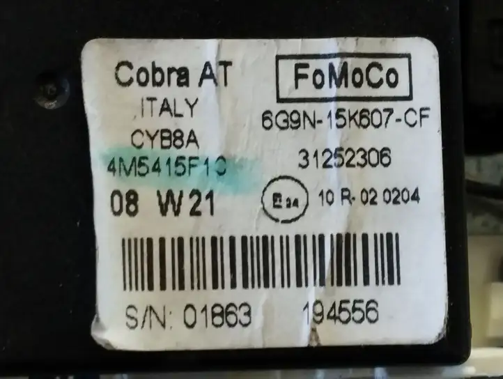 Ford Galaxy (2006 - 2010) 6G9N15K607CF Передняя подсветка — фото 7