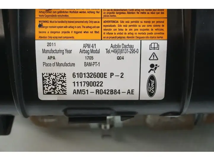 Ford C-MAX II (2010 - 2015) AM51-R042B84-AE Подушка безопасности пассажира — фото 5