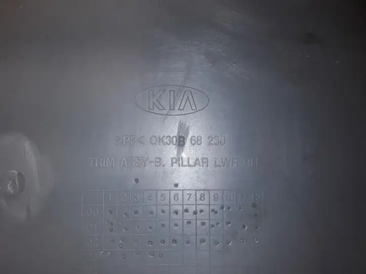 Kia Rio (2002 - 2005) 0K30B68230 Нижняя обшивка стойки B — фото 7