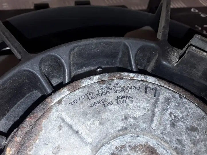 Toyota Corolla E120 E130 (2000 - 2004) 1636323030M Комплект вентиляторов системы охлаждения — фото 7