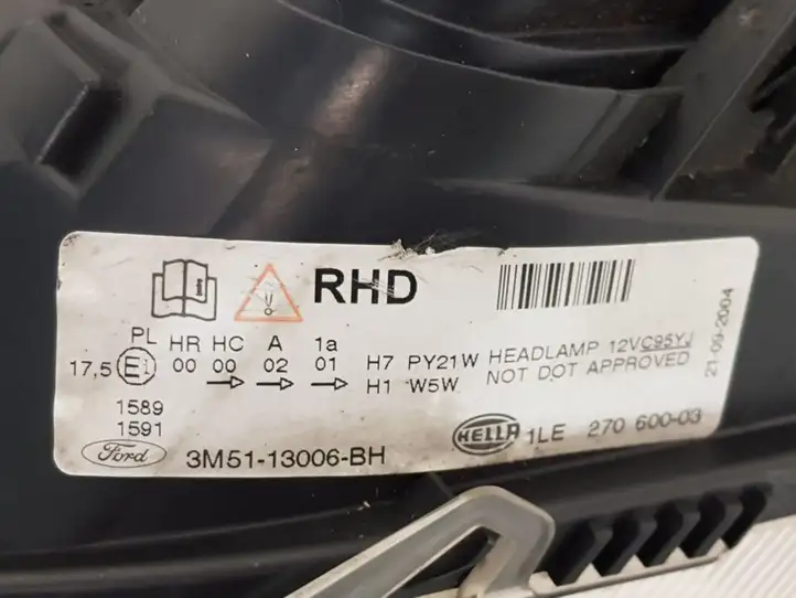 Ford Focus C-MAX (2003 - 2010) 3M5113006BH Передняя фара — фото 4